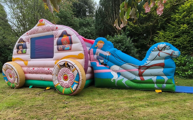 Princess Carriage Bouncy Castle