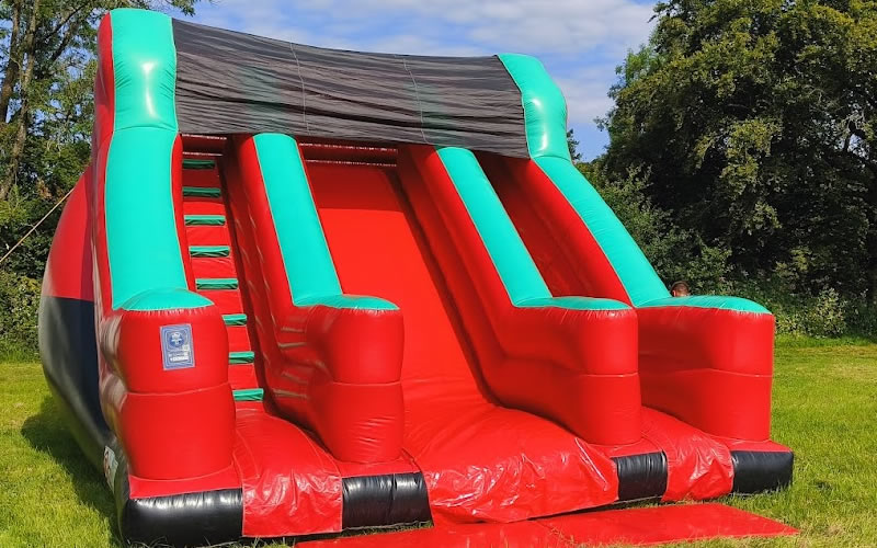 Twin Climb and Slide Inflatable
