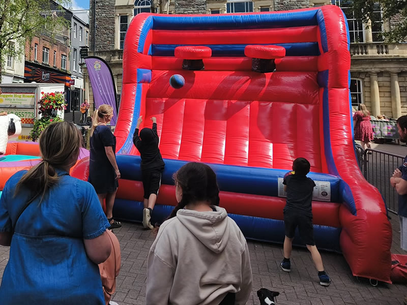 Inflatable Basketball Shootout Game
