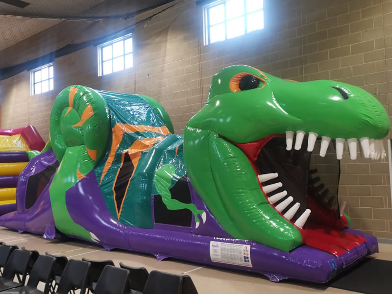 3D Dinosaur Obstacle Course Hire Wales
