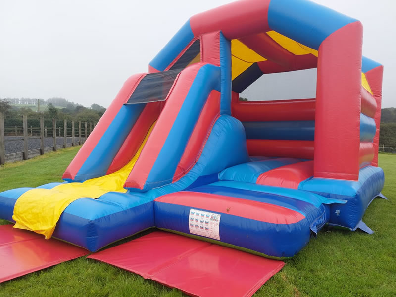 Front Combo Slide Bouncy Castle Hire Wales