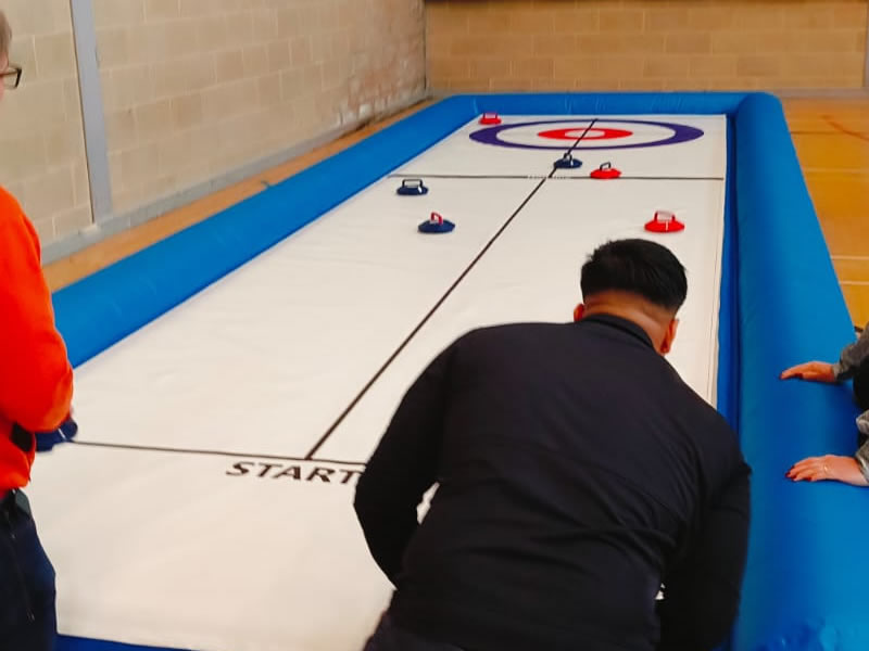 Corporate Team Building Curling Game
