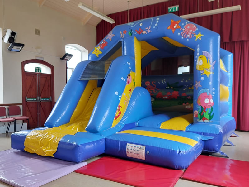 Ocean Themed Combo Bouncy Castle Hire Wales
