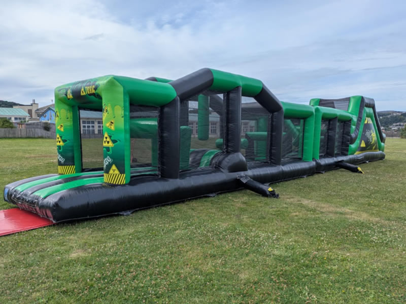 Green Toxic Obstacle Course Hire Wales